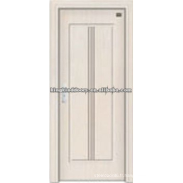 Porte MDF PVC couvert conçu pour chambre à coucher et salle de bain